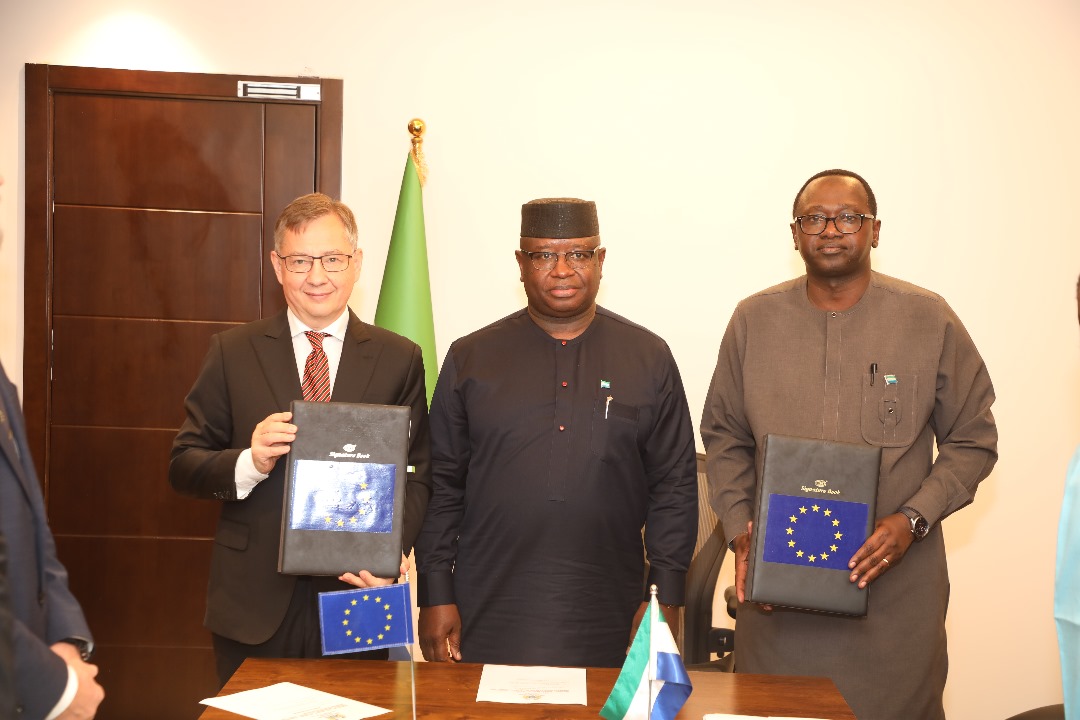 Government of Sierra Leone and European Union sign &euro; 35M Financing Agreement for "Sustainable Food and Agricultural Value Chains Development" Programme